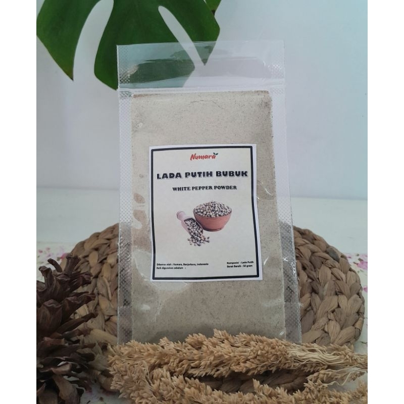 Jual Lada Putih Merica Bubuk White Pepper Powder 50 Gram Shopee Indonesia 6140