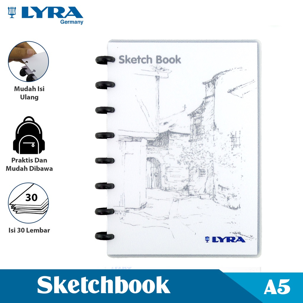 Jual Lyra Sketch Book A5 (isi 30) - Kota Surabaya - Lix Art Supplies