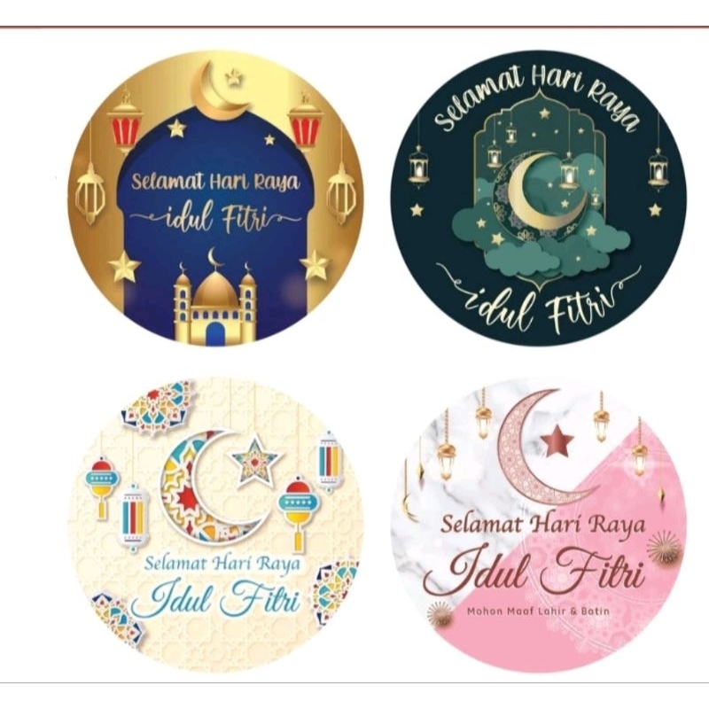 Jual stiker roll lebaran idul fitri 500 pc | Shopee Indonesia