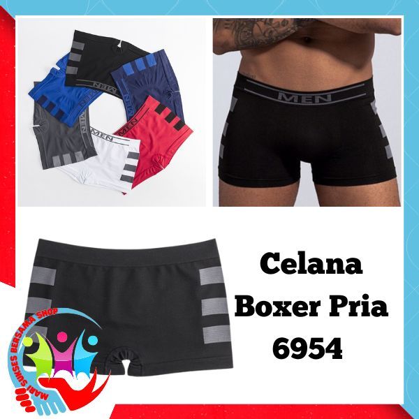 Jual MSBS Celana Boxer Pria 6954 Boxer Pria Model MAN Salur 3 Garis