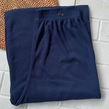 Celana Kulot Premium Jumbo Bigsize Rib Knit Celana Panjang Wanita Bahan Adem Nyaman
