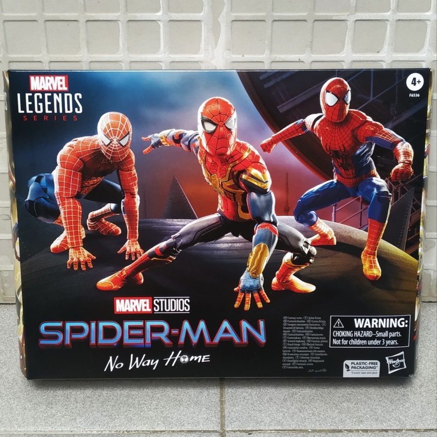 Marvel Legends shops Spiderman no way home 3 pack