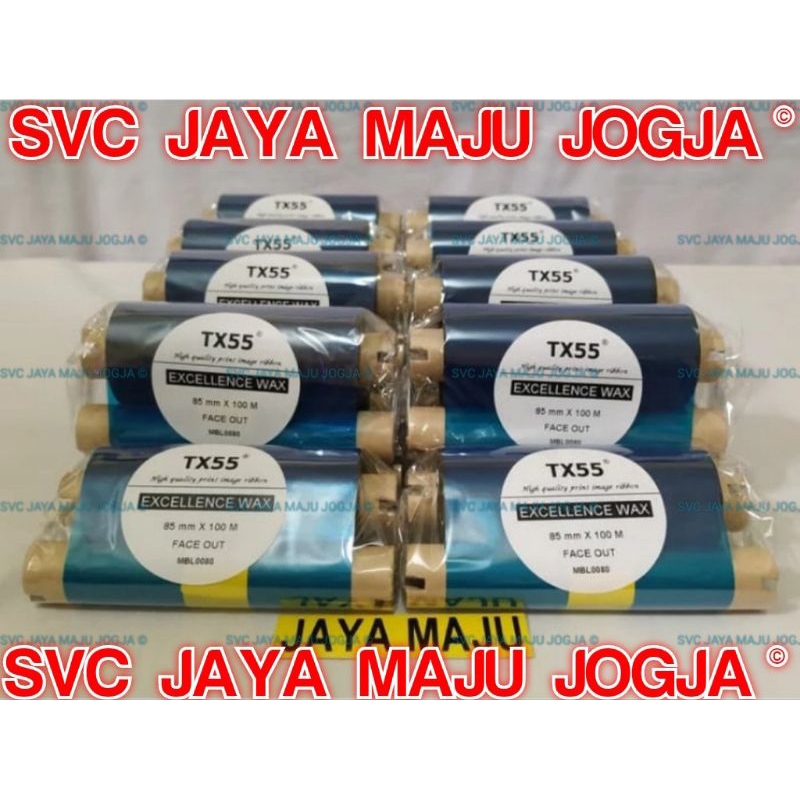 Jual TX55 85 MM X 100 M SONY EXCELLENCE WAX - FACE OUT || CORE ½ ...