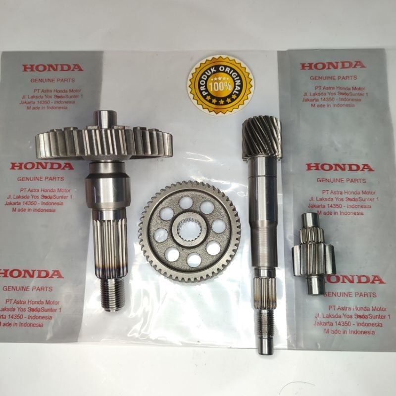 Jual gigi gear rasio as pully roda gearbox assy beat fi scoopy beat fi ...