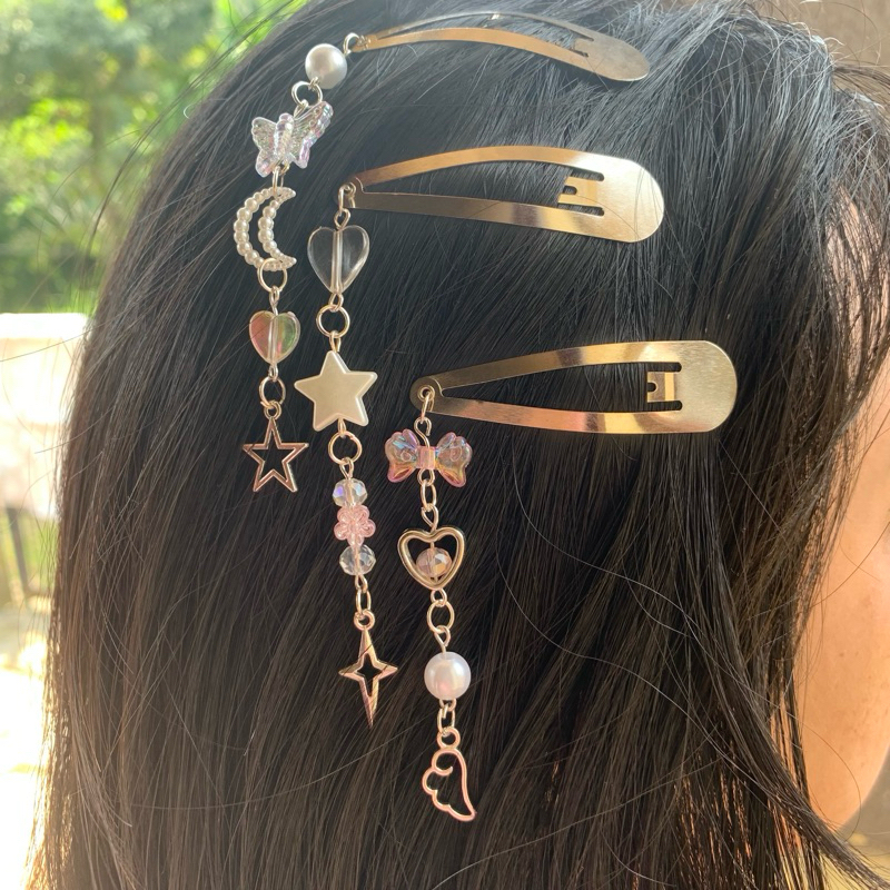 Jual Kilau acc - Hairclip beads jepit manik manik hairclip y2k jepit ...