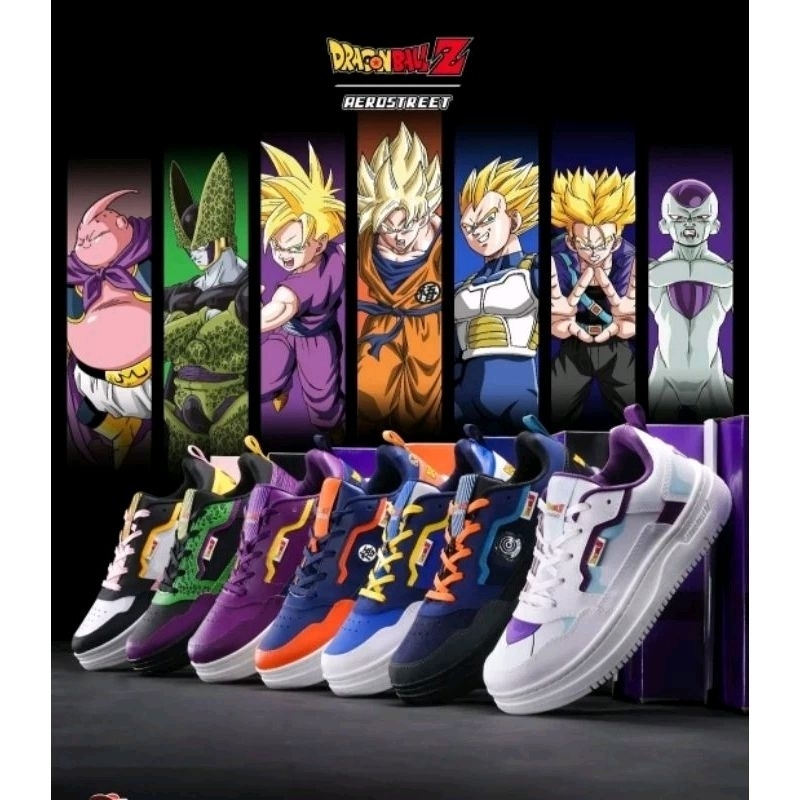 Jual AEROSTREET DUNK ABU PUTIH Dan AEROSTREET X DRAGONBALL GOHAN & CELL ...