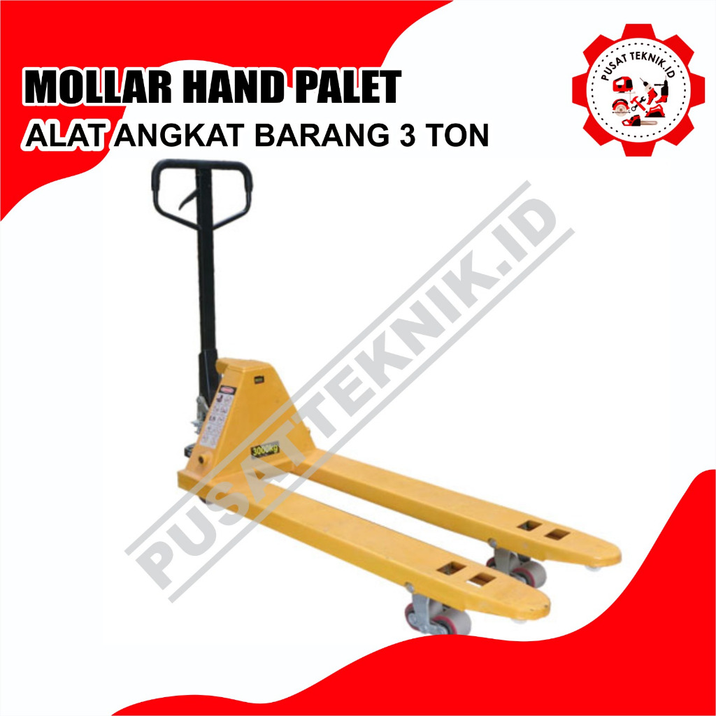 Jual HAND PALLET 3 TON MOLLAR HYDRAULIC HAND PALLET TRUCK 3TON MOLLAR ...