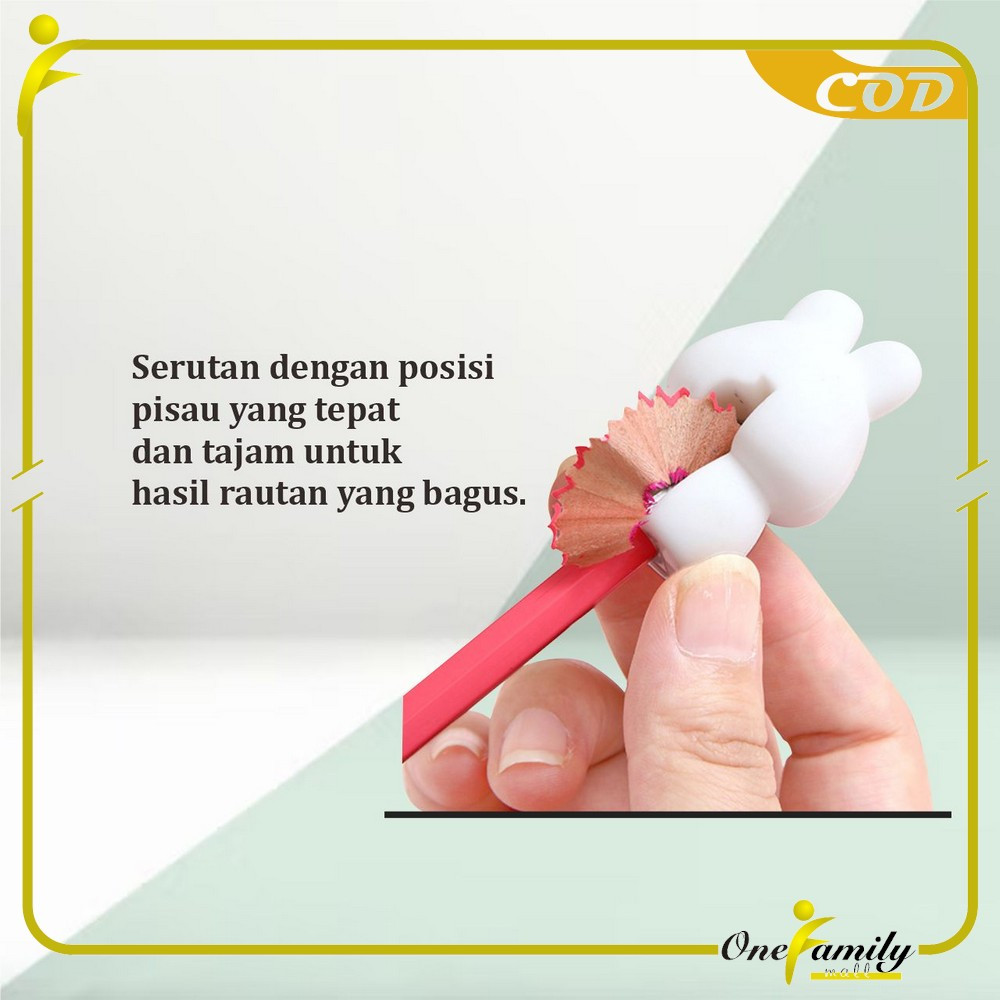 Jual ONE-A81 Rautan Pensil Boneka Karakter 3D Alat Tulis Sekolah ...