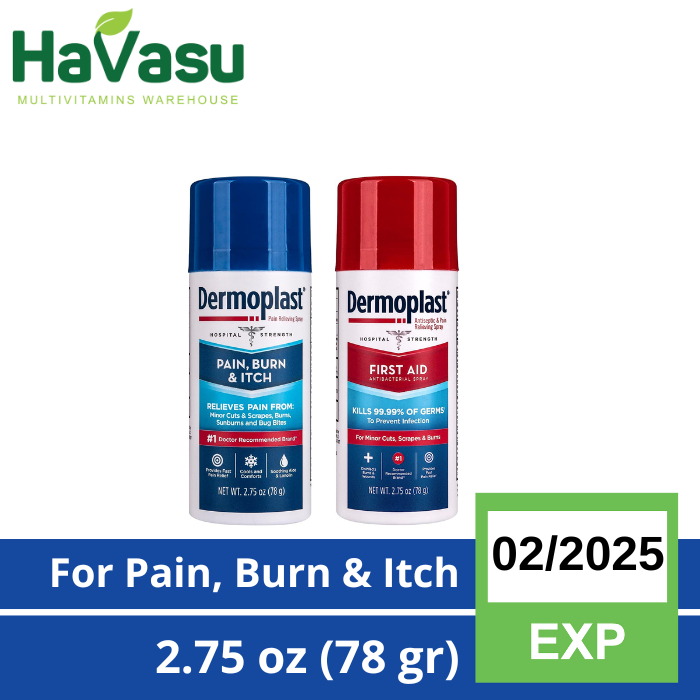Jual Dermoplast Pain, Burn & Itch Relief Spray Lecet Gigitan Serangga ...