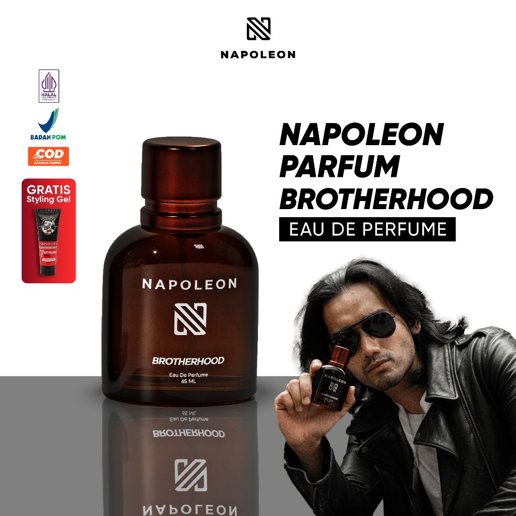Jual (GRATIS STYLING GEL) NAPOLEON Parfum Pria EDP - BROTHERHOOD 65 ML ...