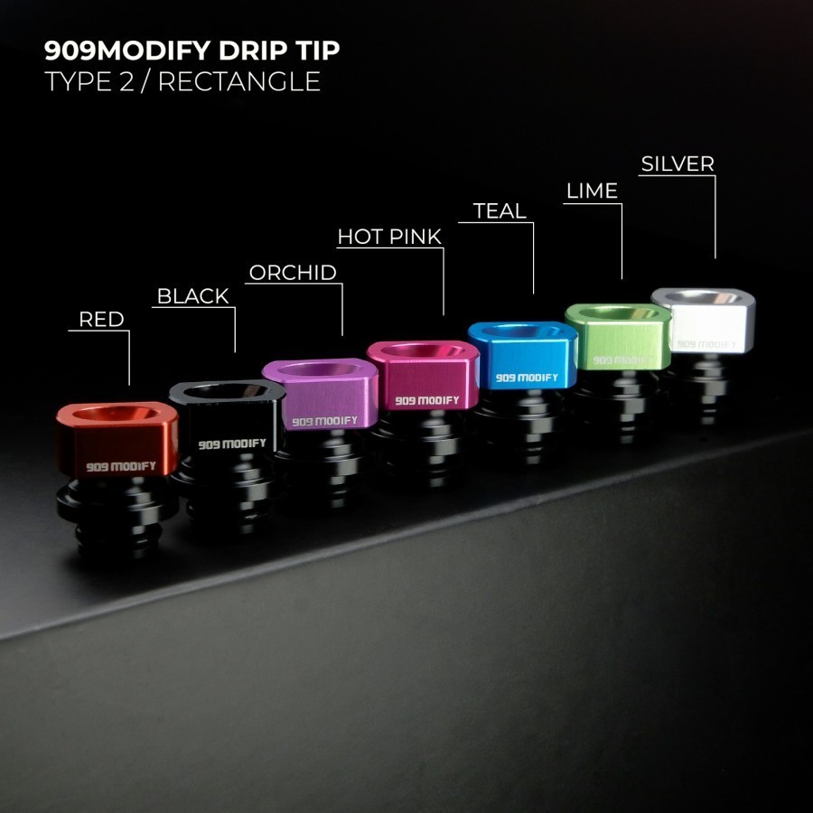 Jual Drip Tip 909 Modify Type 2 Rectangle Version Authentic | Shopee ...