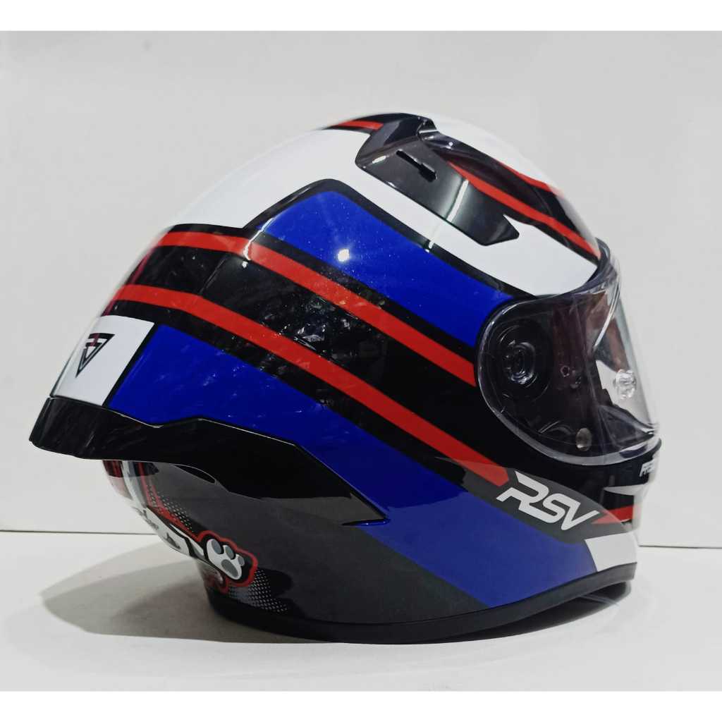 Jual HELM RSV FFS21 MOTIF HUSTLE VISOR FLAT CLEAR ORIGINAL | Shopee ...