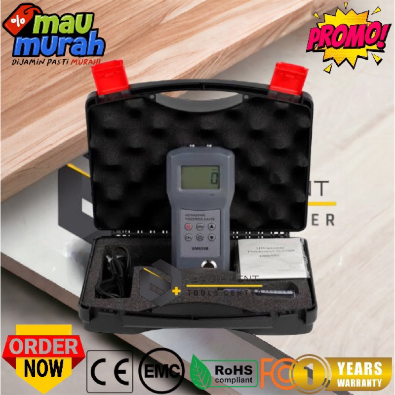 Jual Ultrasonic Thickness Gauge Ketebalan Touch Screen UM6500 Shopee