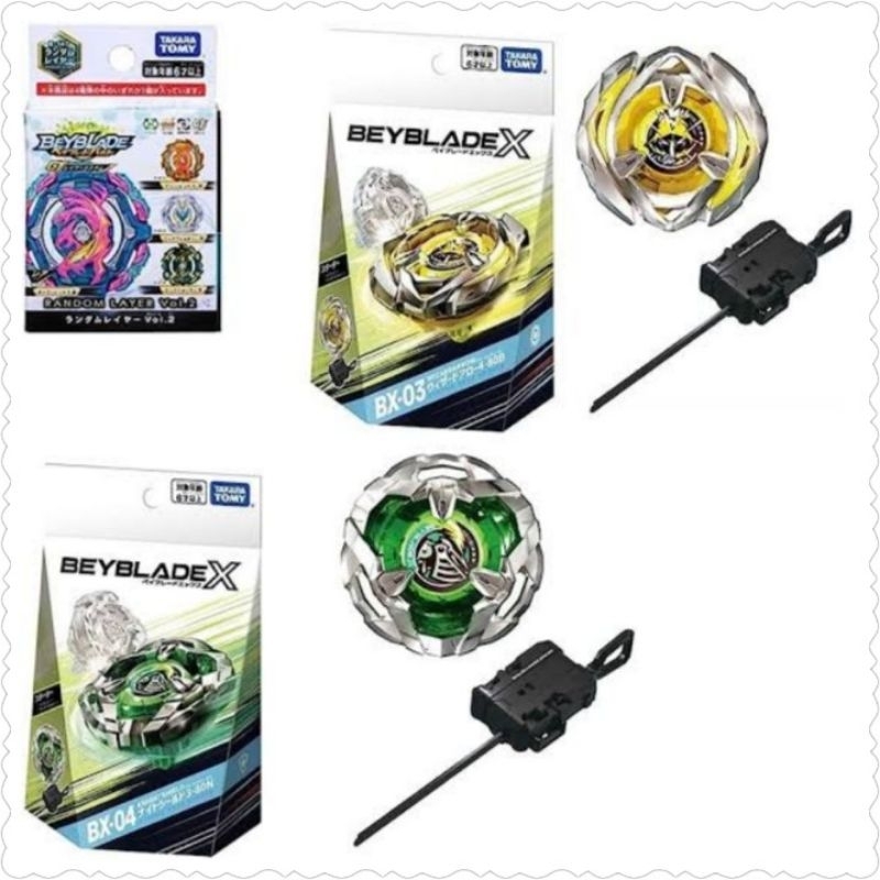 Jual TAKARA TOMY BEYBLADE X GASING STARTER PACK BX-02 BX-03 BX-04 ...