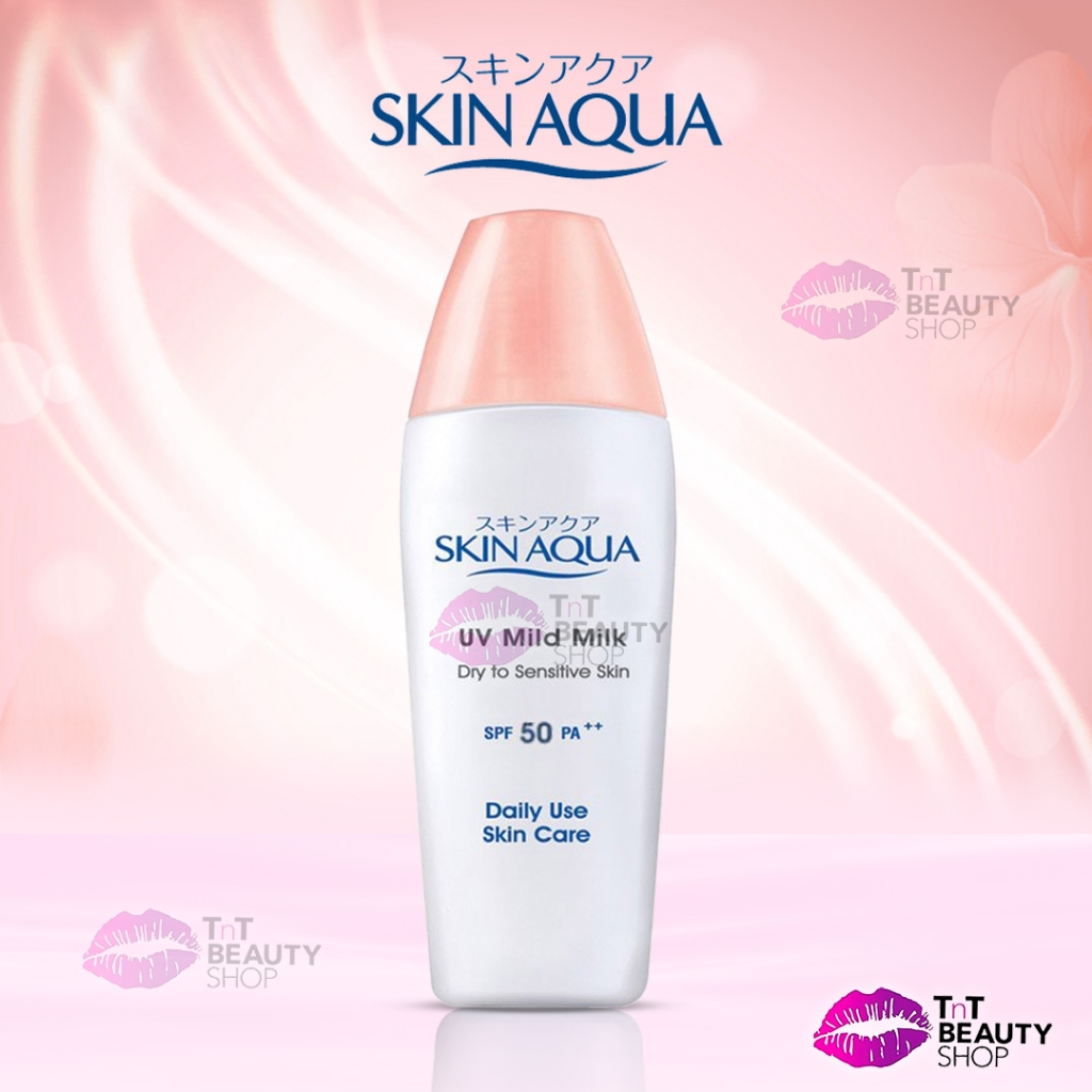 Jual Skin Aqua Uv Mild Milk Spf50 40gr Sunscreen Shopee Indonesia