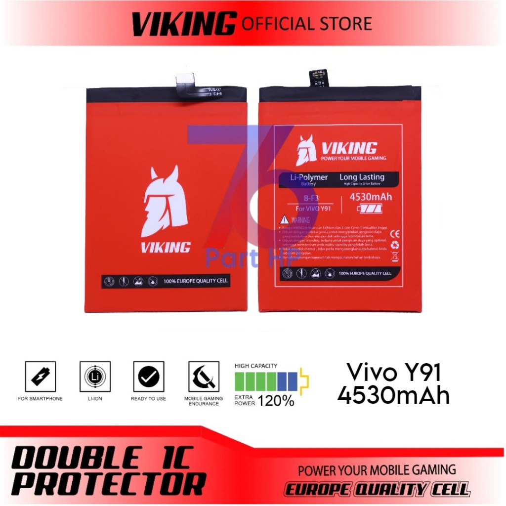 Jual Baterai Double Power Viking B-F3 / BF3 / Vivo Y91 / Y91C / Y93 ...