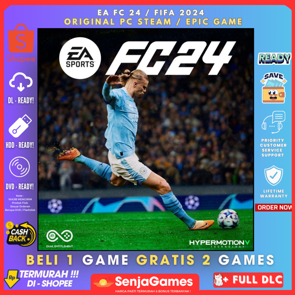 Jual EA Sports FC 24 FIFA 2024 Original STEAM PC GAMES Shopee Indonesia   Id 11134207 7r98y Lrqx2kp2th1909