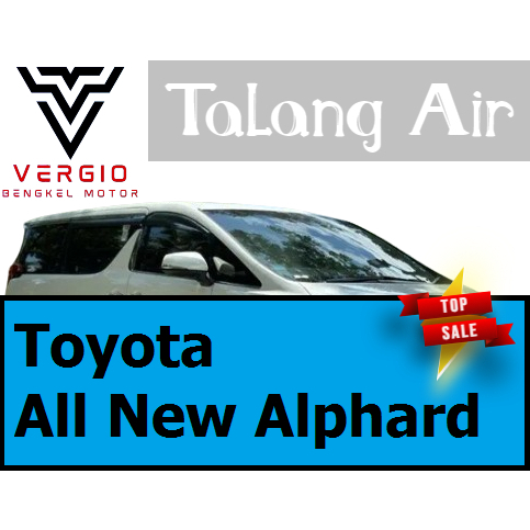 Jual Talang Air Mobil Toyota All New Alphard Gen Model Slim Perekat M Set Pcs