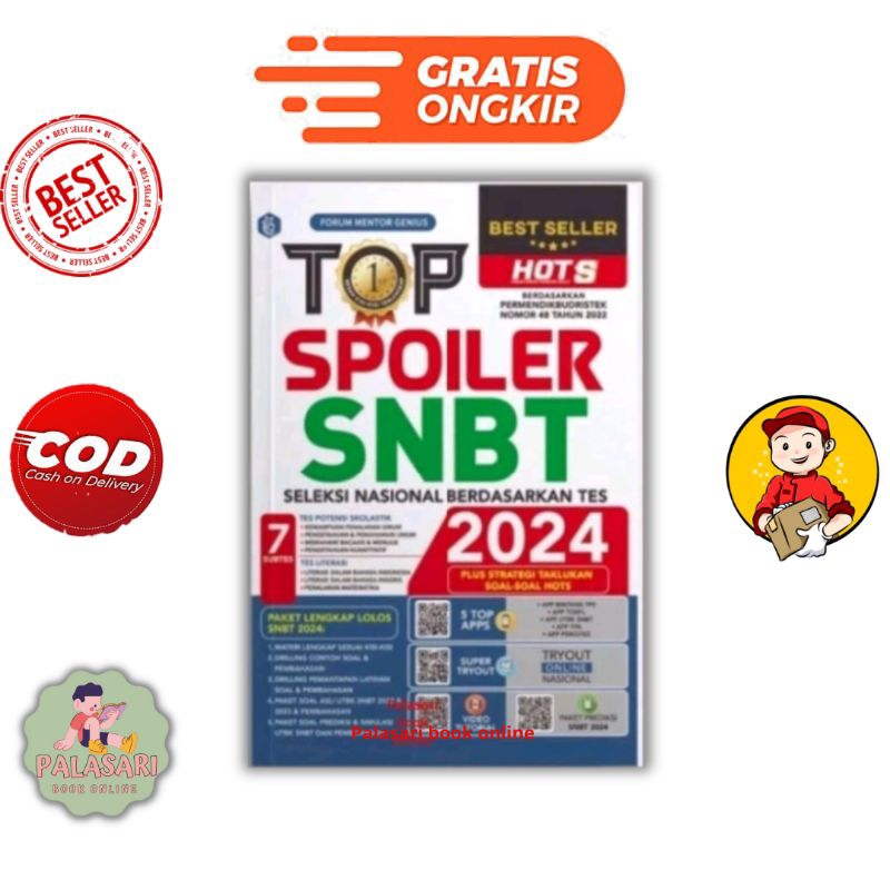 Jual BUKU TOP SPOILER SNBT SELEKSI NASIONAL BERDASARKAN TES 2024