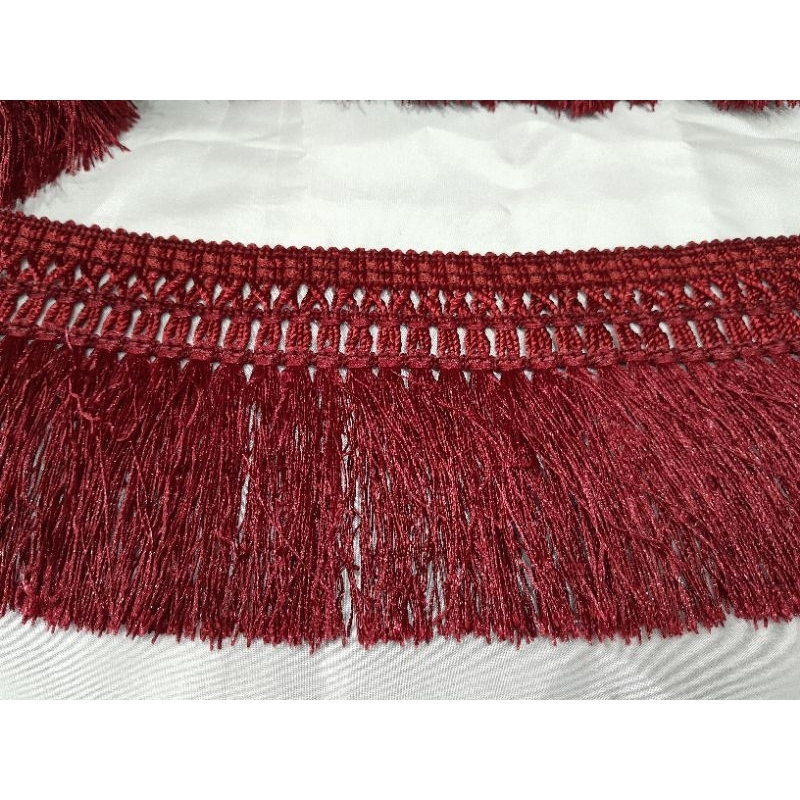 Jual Renda Rumbai 9403 / 20meter(lebar 12cm) | Shopee Indonesia