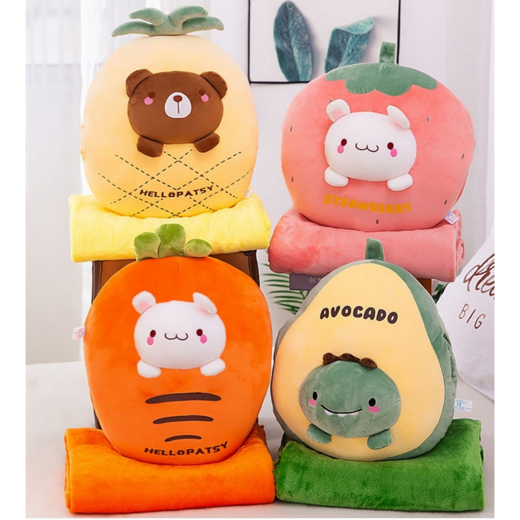 Jual Bantal Selimut Boneka Karakter Ukuran 110x160cm/Balmut Selimut ...