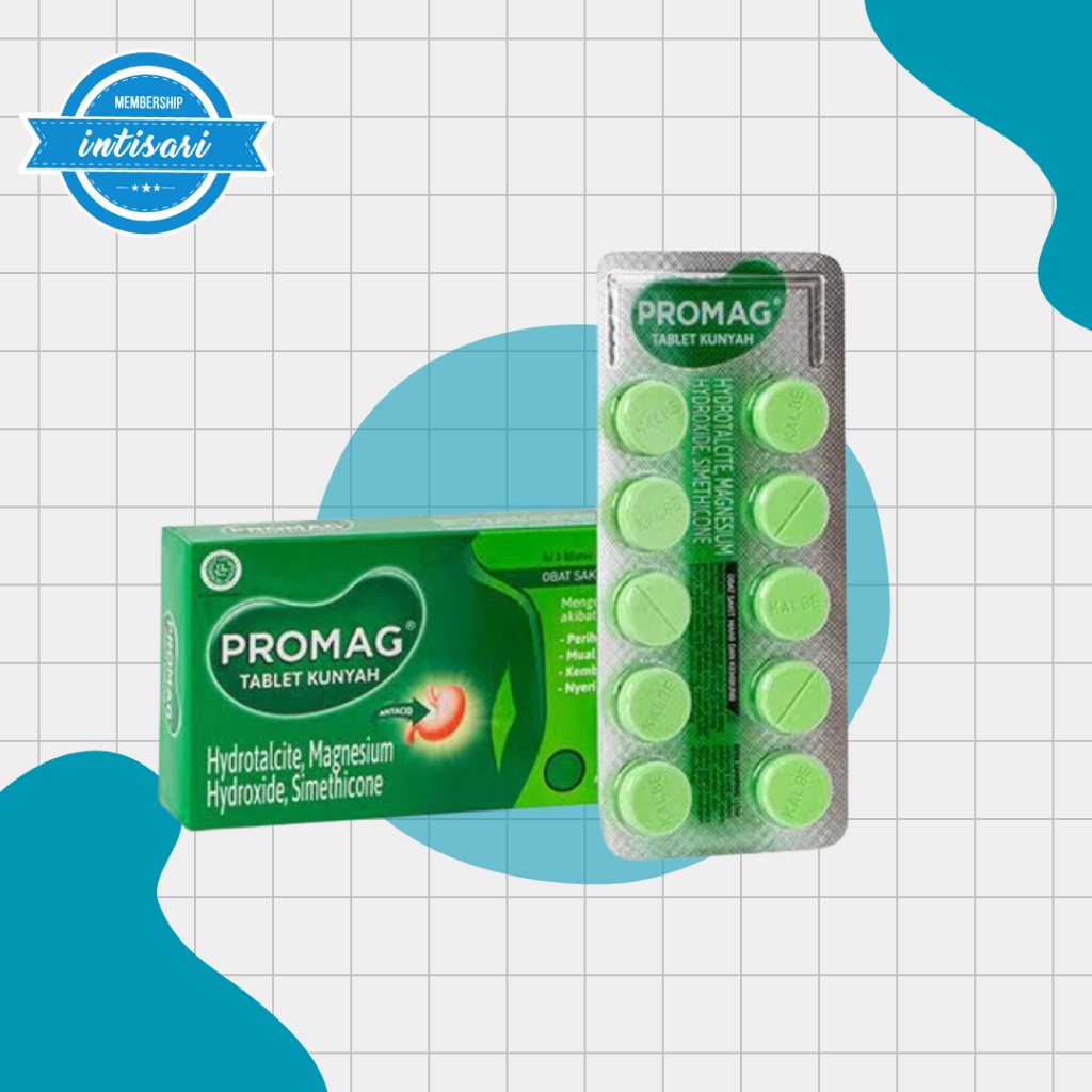 Jual Promag Obat Maag Tablet ( PAK ) | Shopee Indonesia