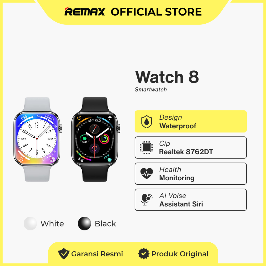 Jual REMAX Smartwatch Waterproof Caling,Oxygen,Sleep,Heart,Blood ...
