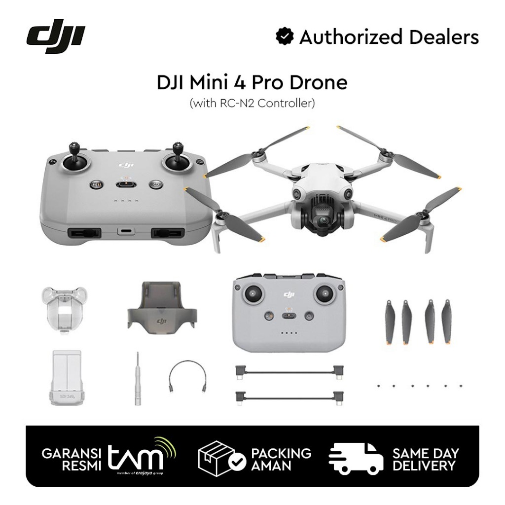 Jual DJI Mini 4 Pro Drone with RC-N2 Controller | Shopee Indonesia