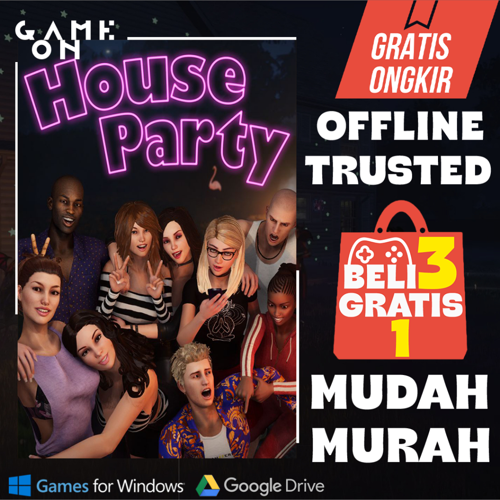 Jual House Party Game PC Adventure Action Download Game Offline