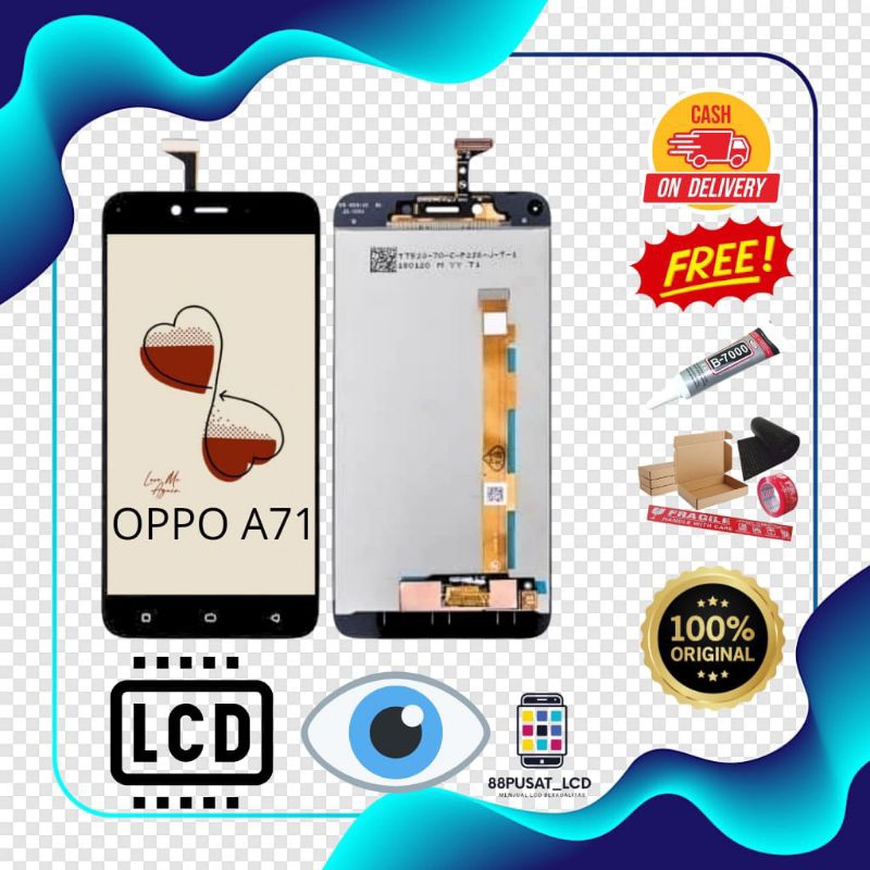 Jual LCD FULLSET A71 ORIGINAL COMPLETE TOUCHSCREEN LCD | Shopee Indonesia