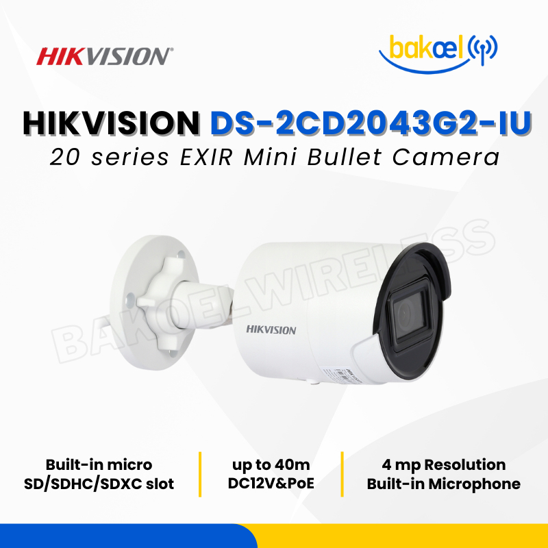 Jual HIKVISION DS-2CD2043G2-IU 4 MP AcuSense Fixed Bullet Network ...