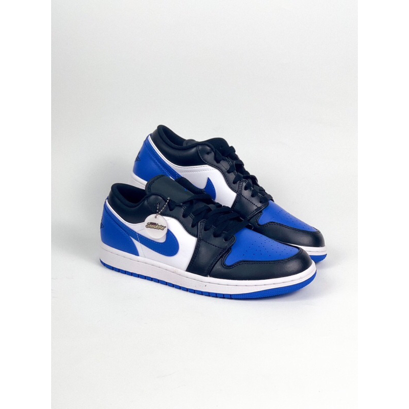 Jual Air Jordan 1 Low Alternate Royal Toe Men 100 Original Authentic Shopee Indonesia