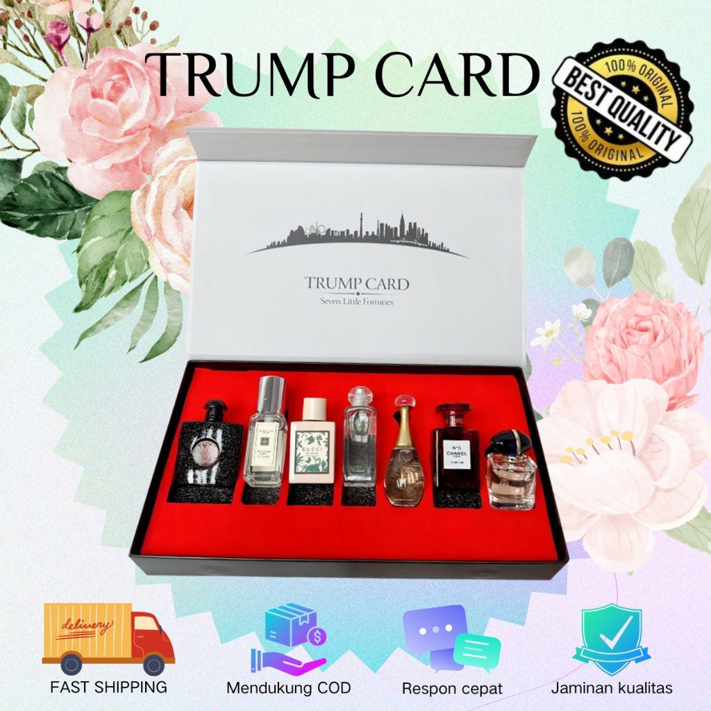 Jual [100% Original] trump card perfume Seven Little Fortunes women's ...