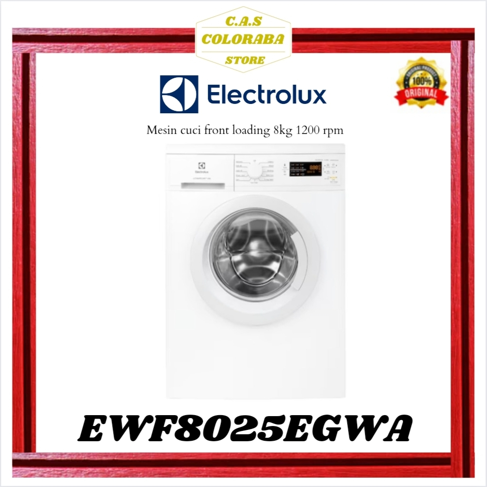 Jual MESIN CUCI ELECTROLUX EWF8025EGWA MESIN CUCI FRONT LOADING 8 KG
