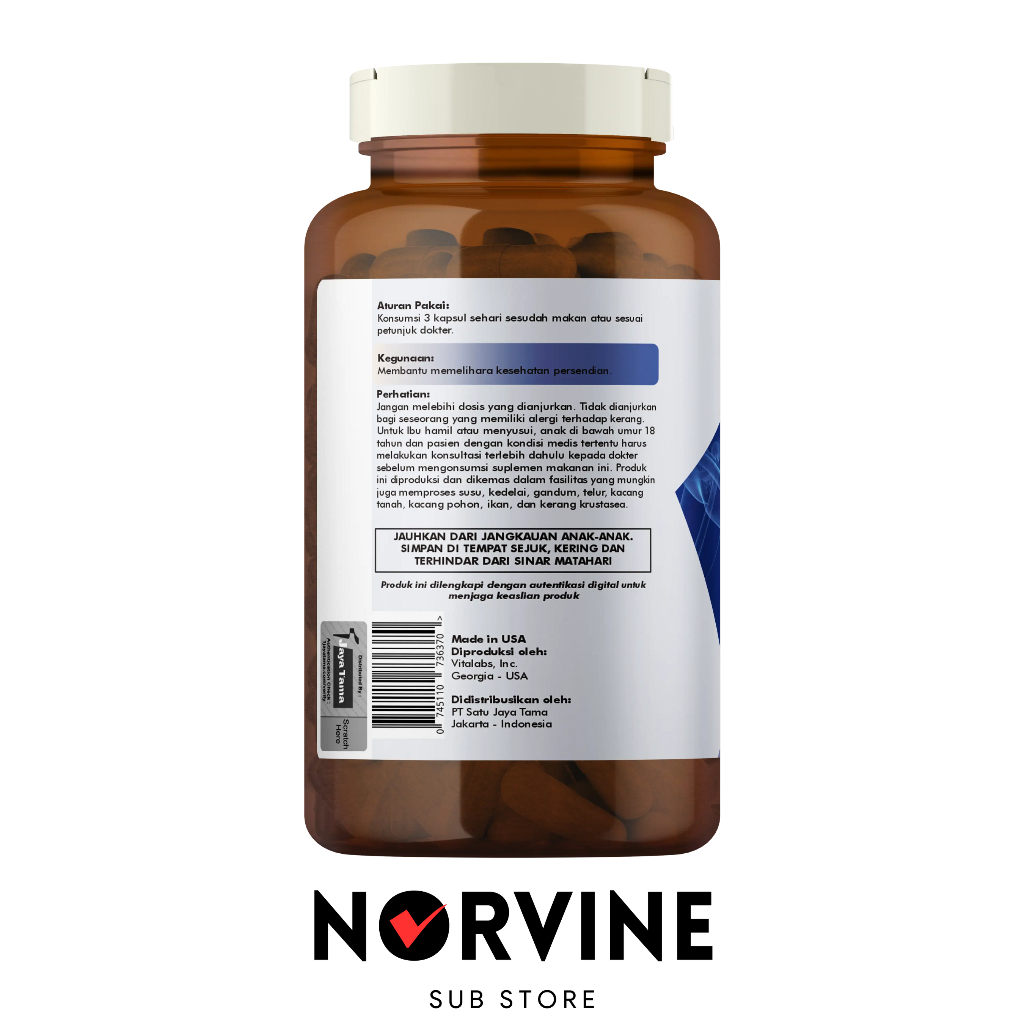 Jual NORVINE GLUCOSAMINE CHONDROITIN MSA ORIGINAL USA VITAMIN SENDI ...