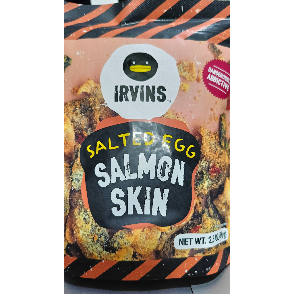 Jual Irvins salted egg salmon skin 95gr | Shopee Indonesia