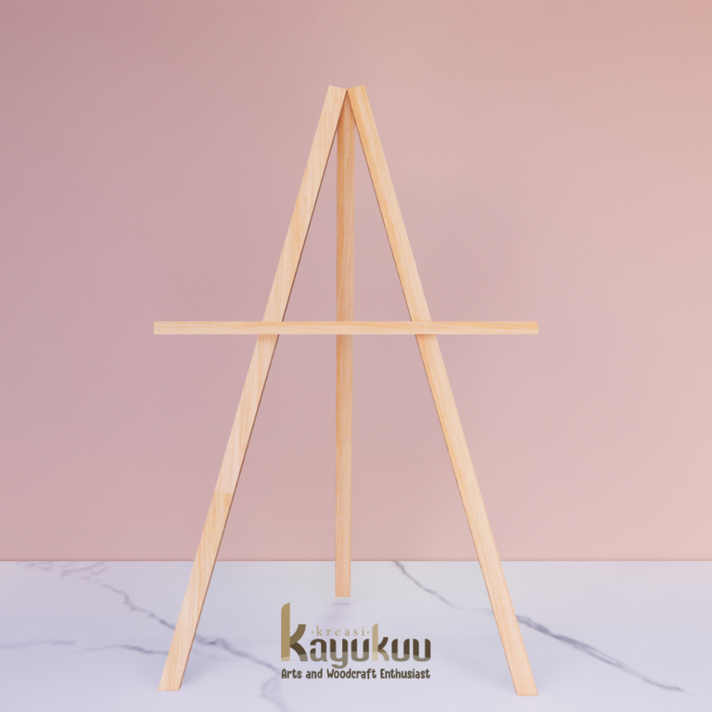 Jual Kreasikayukuu Stand Frame Kayu Jati Belanda T Cm Shopee Indonesia