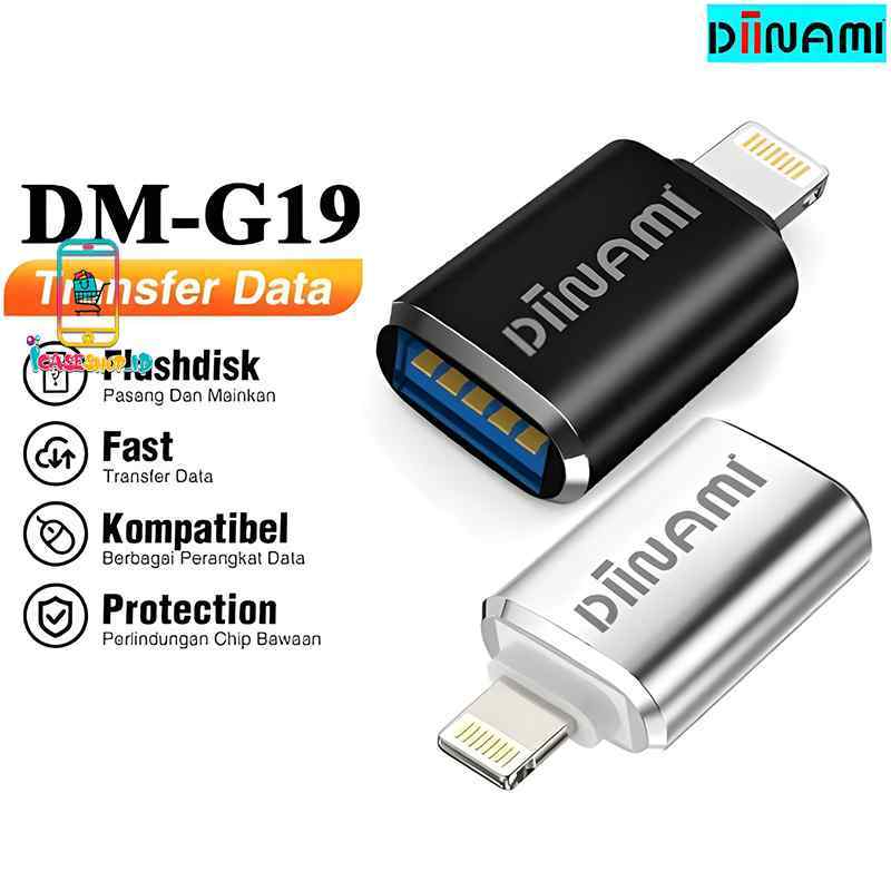 Jual DIINAMI G19 Mini OTG USB TO L Adapter Converter USB 3.0 Plug Play ...