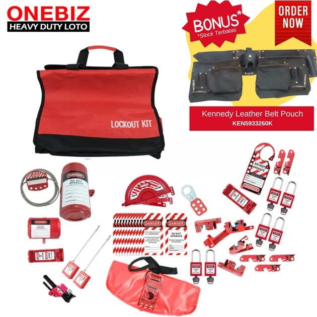 Jual Lockout Tagout Kit - Lockout Bag Complete Include Isi Kit-Set A ...