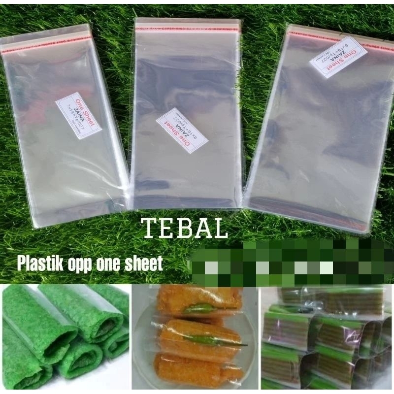 Jual PLASTIK PEMBUNGKUS LEMBARAN KUE BASAH, RISOL ISI KURLEB 100 PCS ...