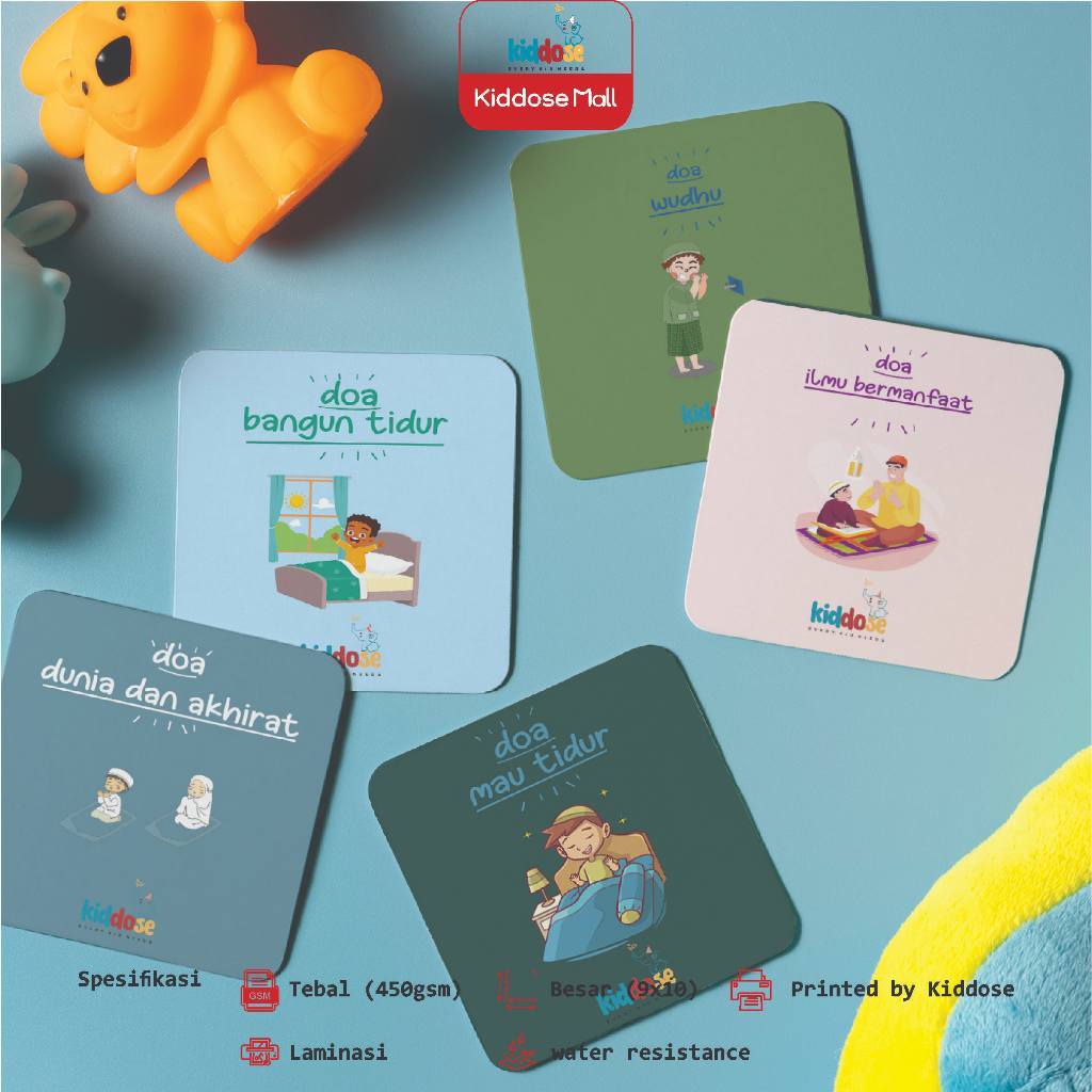 Jual FLASHCARD FLASH CARD KARTU ANAK DOA SEHARI HARI BAHAN TEBAL ...