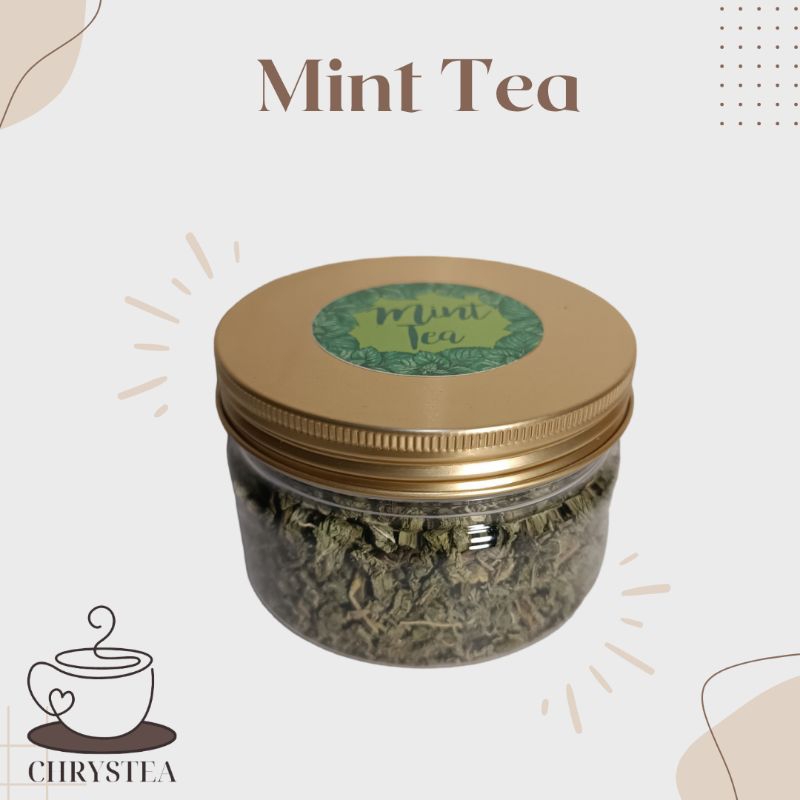 Jual CHRYSTEA || Mint Tea 100gr | Shopee Indonesia