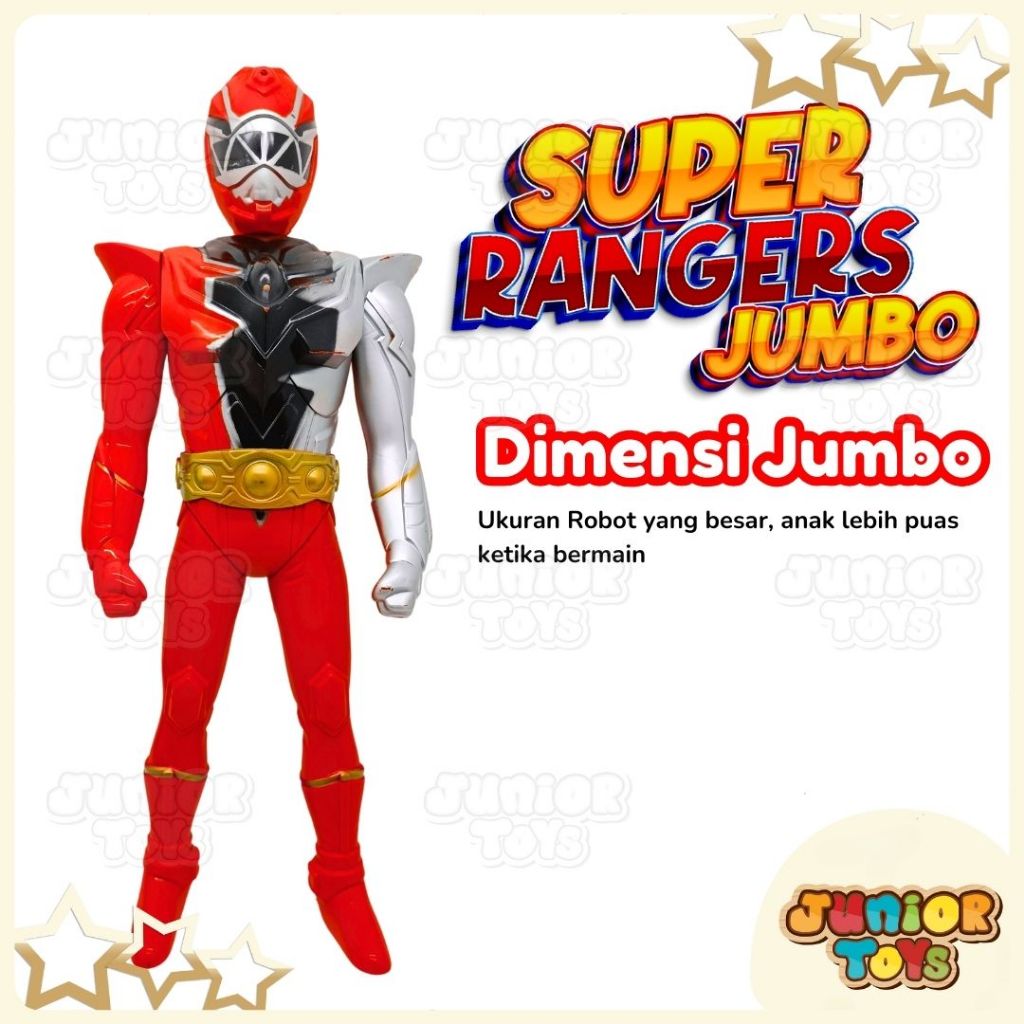 Jual Power Rangers Robot Mainan Anak Laki Ukuran Jumbo Bunyi Suara ...