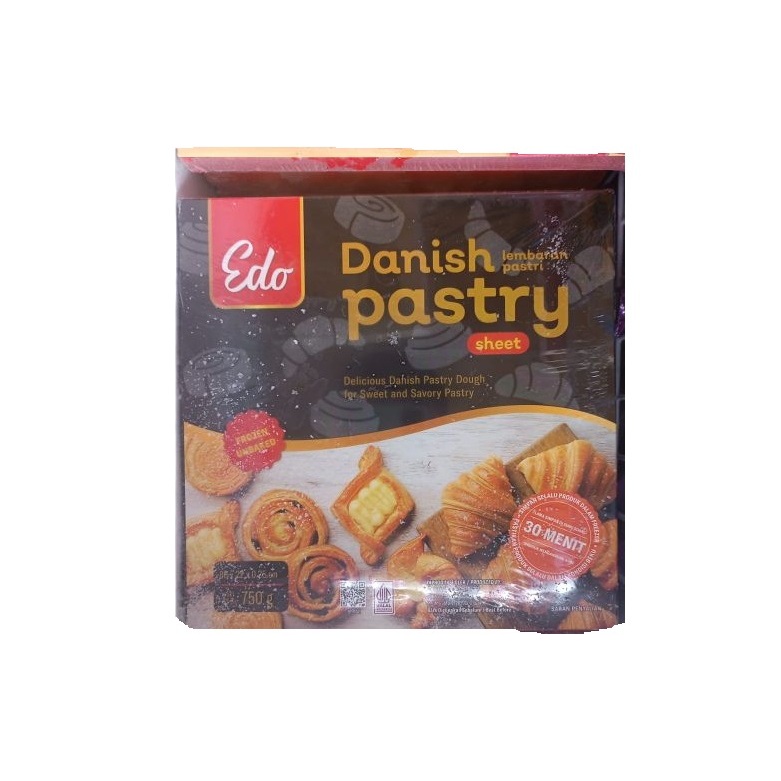 Jual Edo DANISH Pastry Sheet 750gr (hanya instant) | Shopee Indonesia