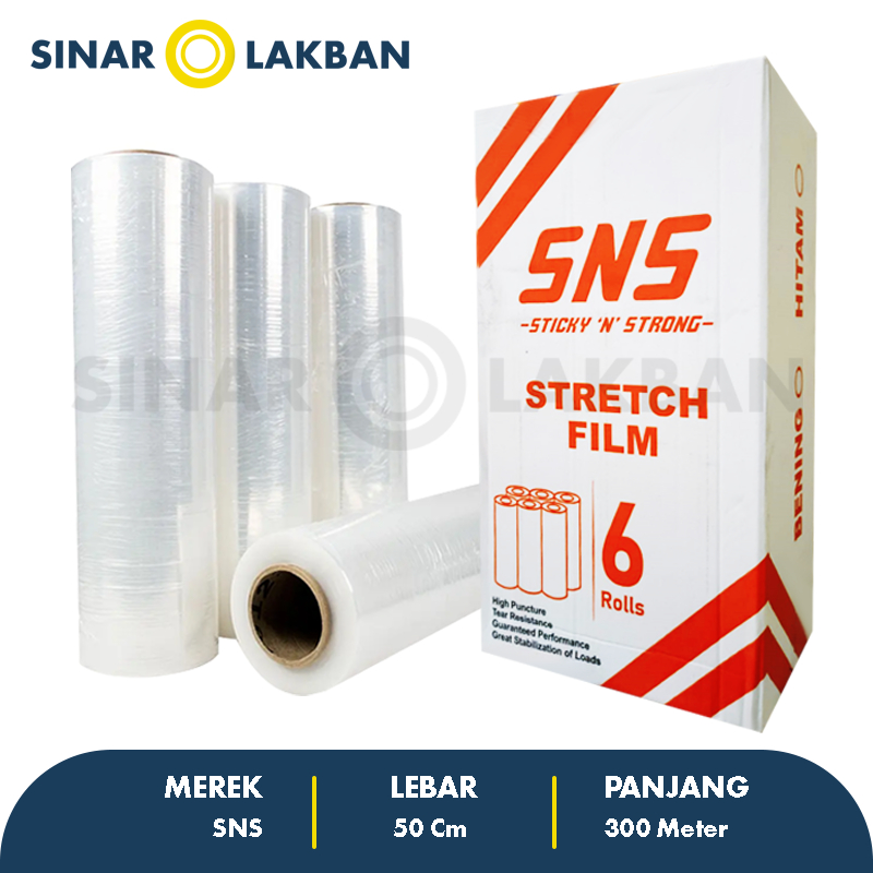 Jual (1 Karton isi 6 pcs) Plastik Wraping / Stretch Film 50 Cm x 300 ...