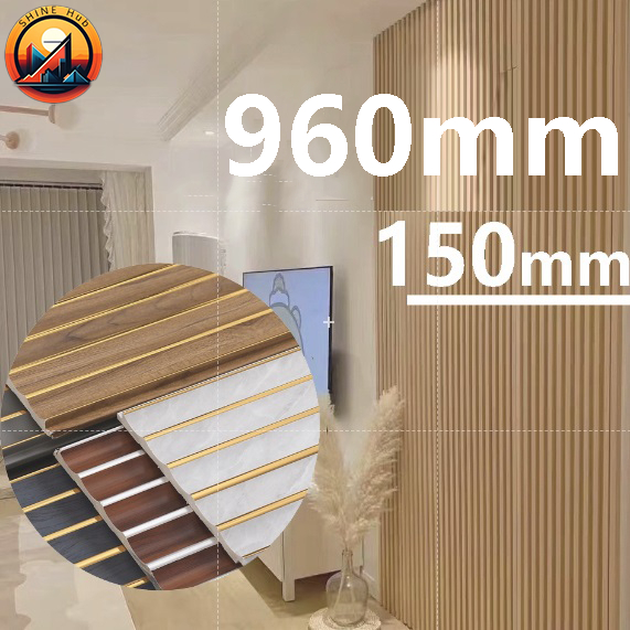 Jual Wall Panel Wood Panel PVC 150x15mm 0.96Meter Motif List Kayu ...