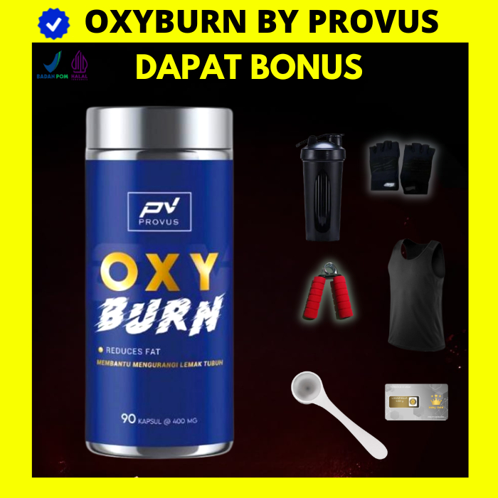 Jual Provus Oxy Burn 90 Capsules Fat Burner Penurun Berat Badan 30