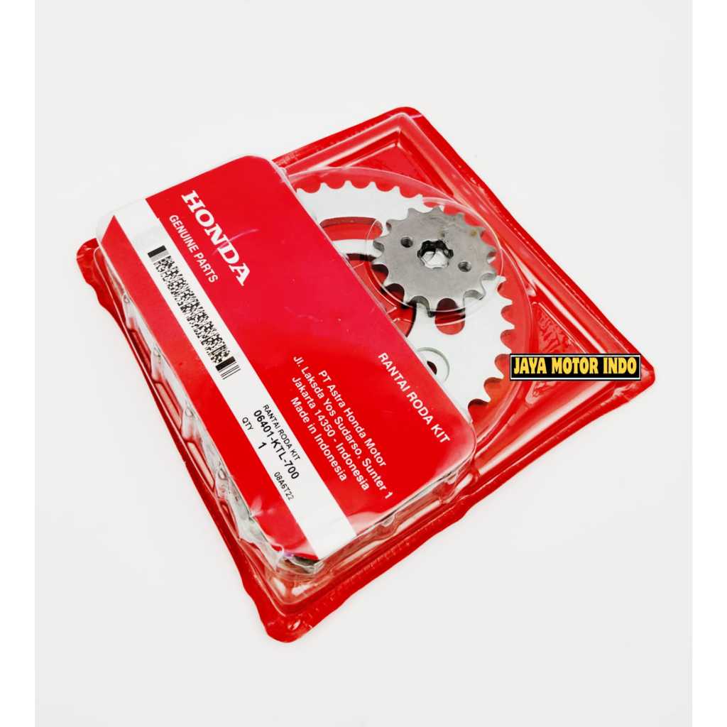 Jual Gear set + rantai Asli AHM Rantai Roda Kit (Drive Chain Kit) SUPRA ...
