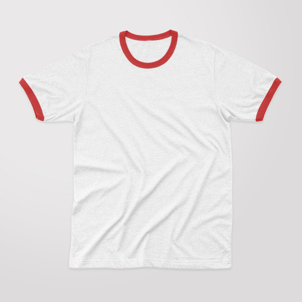 Jual KAOS POLOS RINGER | COTTON COMBED 24S | RINGER | Shopee Indonesia