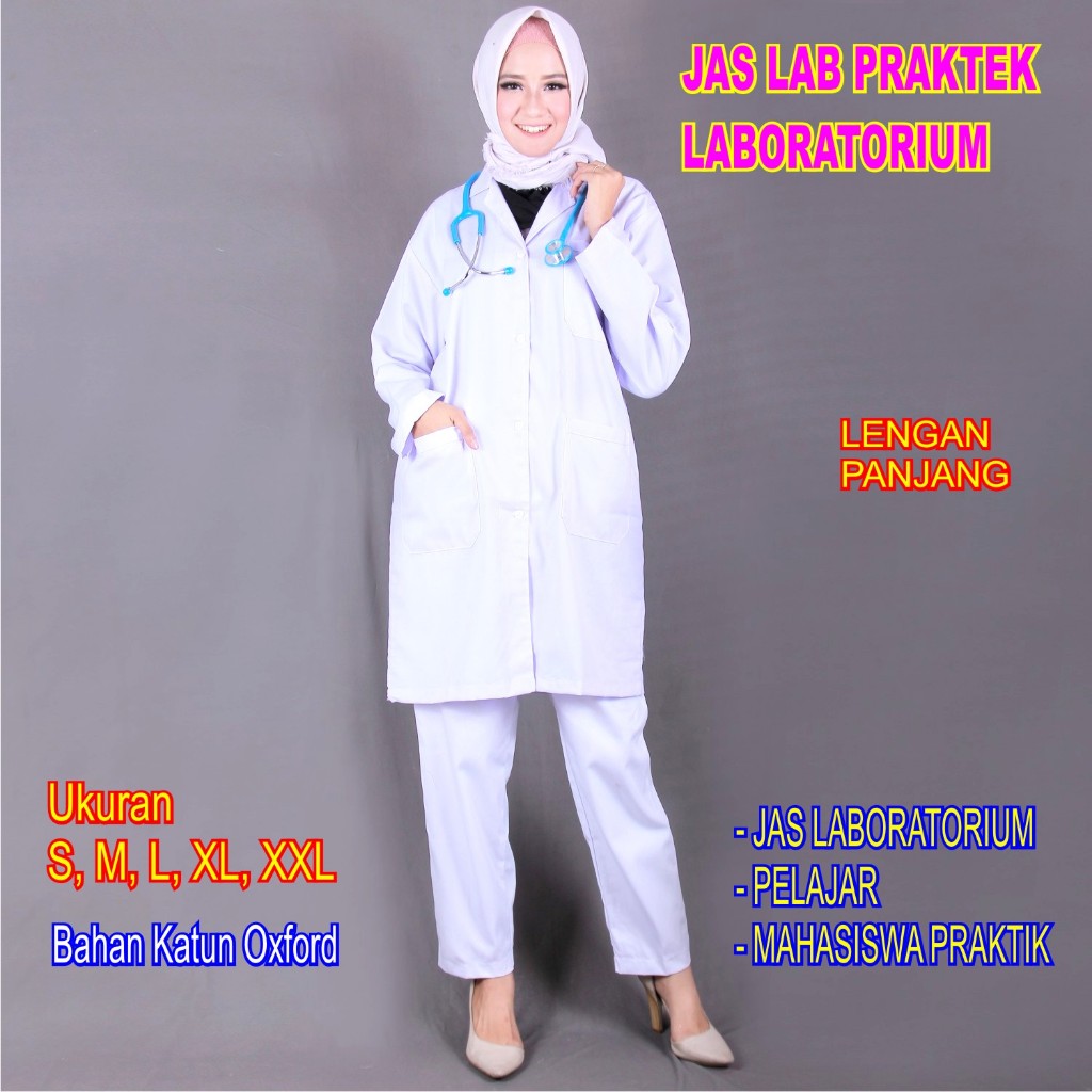 Jual Jas Lab Jas Laboratorium Baju Lab Baju Praktikum Baju Praktek ...